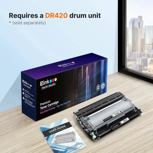 Alt view image 7 of 7 - Compatible Toner Cartridge Replacement for Brother TN450 TN420 TN-450 TN-420 to use with HL-2270DW HL-2280DW HL-2230 HL-2240 MFC-7360N MFC-7860DW DCP-7065DN Intellifax 2840 2940 (1 Black)