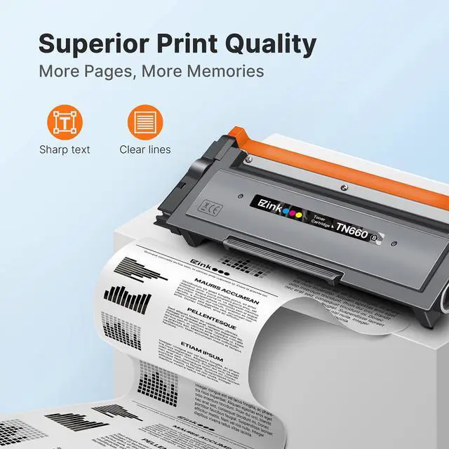 Alt view image 3 of 7 - TN660 Toner Cartridge Replacement Compatible with Brother TN660 TN-660 TN630 High Yield to Use for HL-L2380DW HL-L2320D HL-L2340DW DCP-L2540DW MFC-L2700DW MFC-L2720DW Printer (Black, 2 Pack)