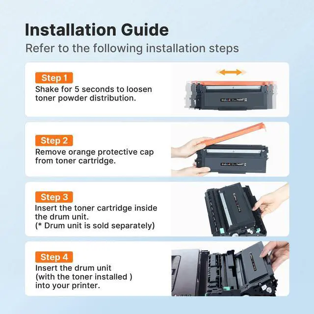 Alt view image 6 of 7 - TN660 Toner Cartridge Replacement Compatible with Brother TN660 TN-660 TN630 High Yield to Use for HL-L2380DW HL-L2320D HL-L2340DW DCP-L2540DW MFC-L2700DW MFC-L2720DW Printer (Black, 2 Pack)