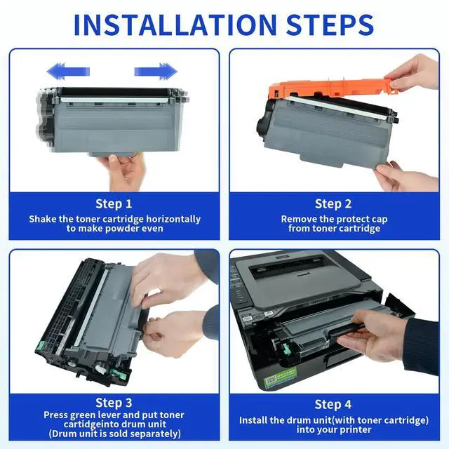 Alt view image 6 of 7 - TN450 Toner Cartridge Compatible for Brother TN-450 TN420 TN-420 to Use with HL-2270DW HL-2280DW HL-2230 HL-2240 MFC-7360N MFC-7860DW MFC-7460DN DCP-7065DN Printer Black 1 Pack (No Drum)