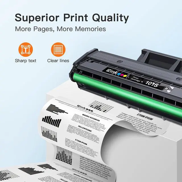 Alt view image 3 of 7 - Compatible Toner Cartridge Replacement for Samsung MLT-D101S 101S MLTD101S to use with ML-2166W ML-2160 ML-2165 SCX-3405W ML-2165W SCX-3405FW SCX-3400 SCX-3401FH SF-760P Printer (1 Black)