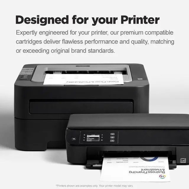 Alt view image 4 of 7 - Products Compatible Toner Cartridge Replacements for Brother TN770 TN-770 TN760 TN-760 TN730 TN-730 Super High Yie XL (Black, 3pk) TN770 Toner for Brother Printer HL-L2370DW, MFC-L2730DW