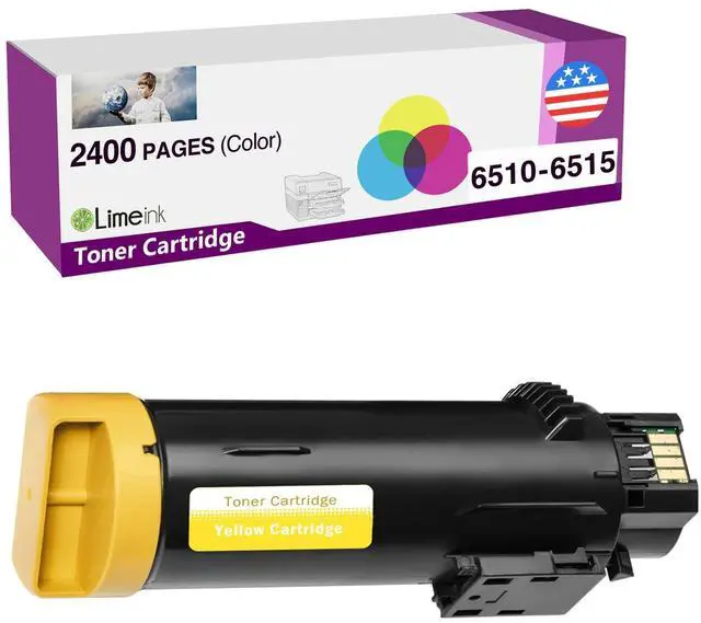 Main image of Compatible Toner Cartridge Replacement for Xerox Phaser 6510 Workcentre 6515 Printer 6515/dn 6515/dni 6510/dn dni High Yield Laser (1 Yellow)
