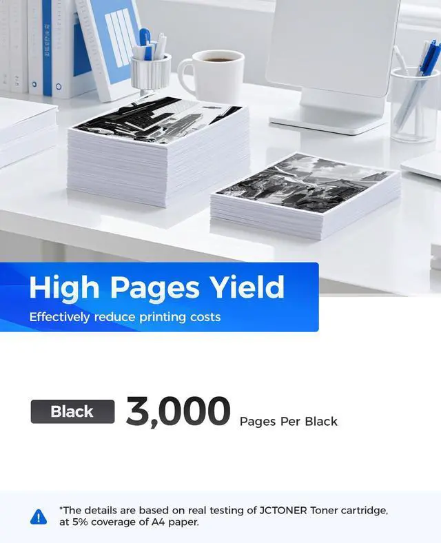 Alt view image 3 of 6 - TN760 Black Toner Cartridge 2-Pack Compatible Replacement for Brother TN-760 TN730 TN-730 MFC-L2710DW MFC-L2750DW HL-L2350DW DCP-L2550DW HL-L2395DW HL-L2370DW HL-L2325DW HL-L2390DW MFC-L2690DW Printer