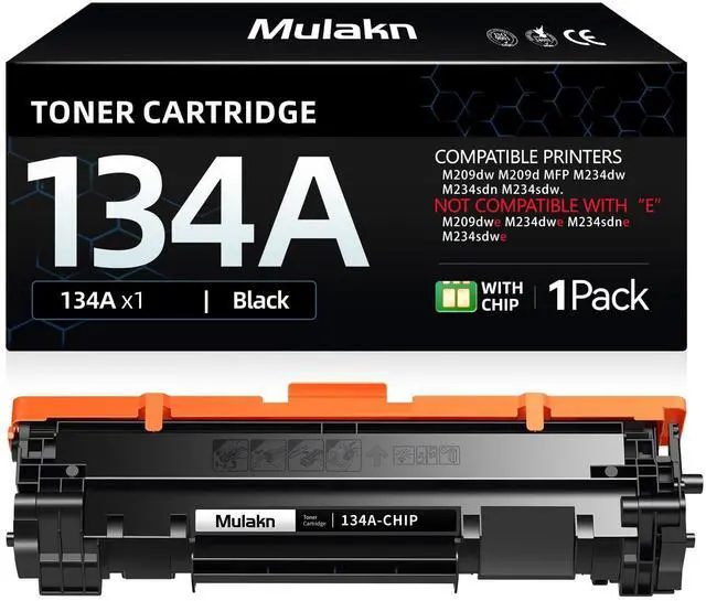 Main image of 134A Black W1340A Toner Cartridge Replacement for HP 134X 134A W1340A W1340X Toner Cartridge for HP LaserJet Pro M209dw MFP M234dw M234sdw M234sdn Printer-1 Pack