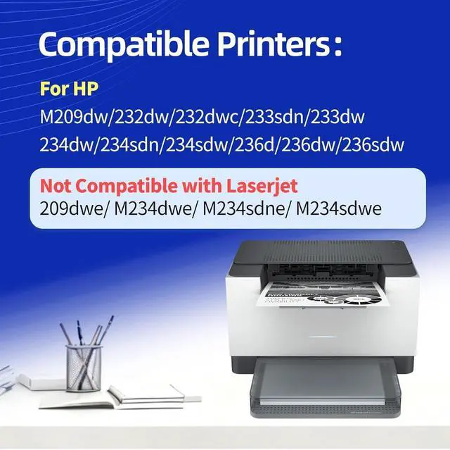 Alt view image 2 of 7 - 134A Black W1340A Toner Cartridge Replacement for HP 134X 134A W1340A W1340X Toner Cartridge for HP LaserJet Pro M209dw MFP M234dw M234sdw M234sdn Printer-1 Pack