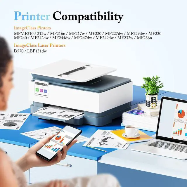 Alt view image 3 of 7 - Compatible Toner Cartridge Replacement for Canon 137 CRG137 9435B001AA to use with ImageClass D570 MF232w MF236n MF216N MF227dw LBP151dw Printer (1 Pack,Black)
