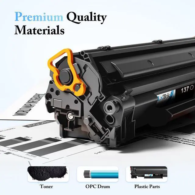 Alt view image 6 of 7 - Compatible Toner Cartridge Replacement for Canon 137 CRG137 9435B001AA to use with ImageClass D570 MF232w MF236n MF216N MF227dw LBP151dw Printer (1 Pack,Black)