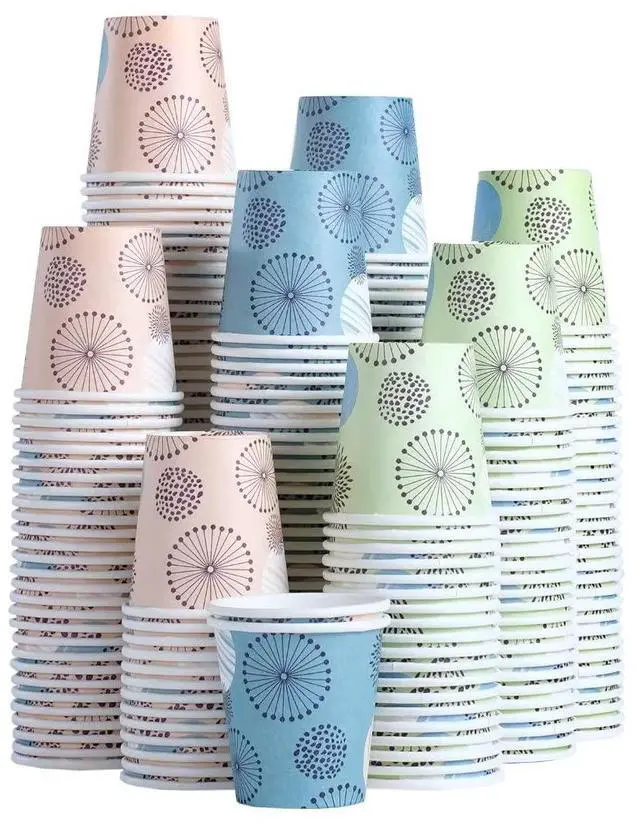 Main image of [300 Pack 3 oz Paper Cups, Disposable Bathroom Cups, Small Mouthwash Cups, Mini Paper Cups 3 Ounce for Bathroom