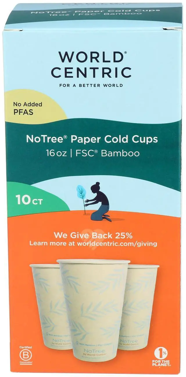 Main image of Bamboo Cold Cups 16Oz, 10 CT