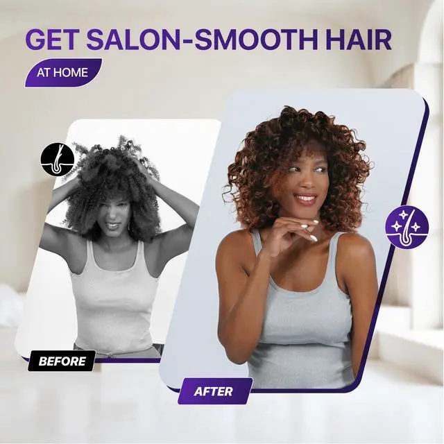 Alt view image 5 of 7 - Bonnet Hair Dryer Attachment w/A Headband Integrated that Reduces Heat Around Ears & Neck - Diffuser Cap for Hair Dryer Curly Hair, Speeds Up Drying Time, Deep Conditioning at Home - Large (Purple)