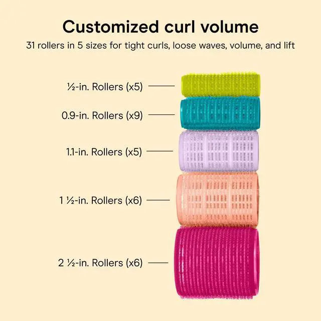Alt view image 4 of 7 - Self-Grip Hair Rollers