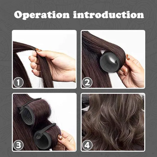 Alt view image 5 of 7 - Hair Roller Set 18 pcs,Hair rollers with hair clips and comb,Salon hairdressing curlers,DIY Hair Styles, 3 Sizes Hair Rollers in 1 set