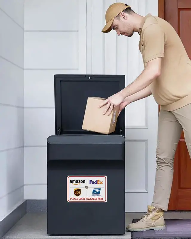 Alt view image 4 of 7 - Package Delivery Sign 8x12", Please Leave Packages Here