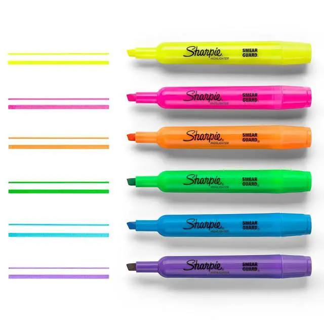 Alt view image 6 of 7 - Tank Highlighters, Chisel Tip, Yellow Highlighters, Essential Office & School Supplies, Teacher Must Haves, Quick-Drying, Smear-Resistant, Bulk 36-Pack
