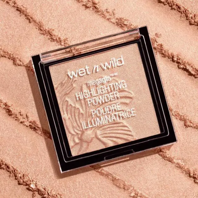 Alt view image 4 of 7 - MegaGlo Highlighting Powder, Highlighter Makeup, Shimmer Glow, Pink Rose Gold Blossom Glow