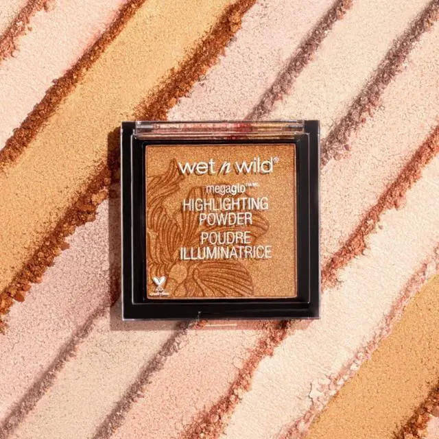 Alt view image 3 of 7 - MegaGlo Highlighting Powder, Highlighter Makeup, Shimmer Glow, Pink Rose Gold Blossom Glow