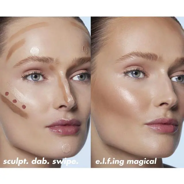 Alt view image 5 of 7 - Halo Glow Highlight Beauty Wand, Liquid Highlighter Wand For Luminous, Glowing Skin, Buildable Formula, Vegan & Cruelty-free,Champagne Campaign