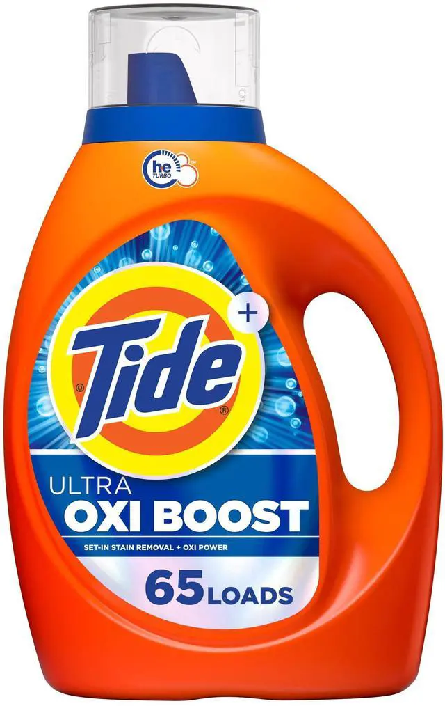 Main image of Ultra Oxi Boost Liquid Laundry Detergent, 92 fl oz, 65 Loads, Advanced Stain Remover, Laundry Detergent Liquid with Extra Oxi Power