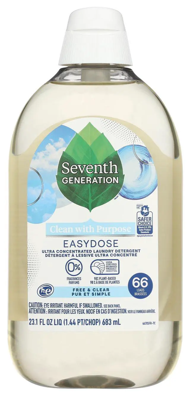 Alt view image 4 of 7 - Laundry Detergent, Ultra Concentrated EasyDose, Free & Clear, 23.1 Fl Oz