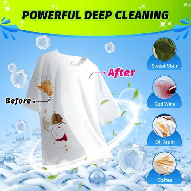 Alt view image 5 of 7 - Laundry Detergent Sheets - 200 Loads Unscented Travel Laundry Detergent, Eco Friendly & Hypoallergenic Cloth Washing Detergent Soap Sheets, Suitable for Sensitive Skin