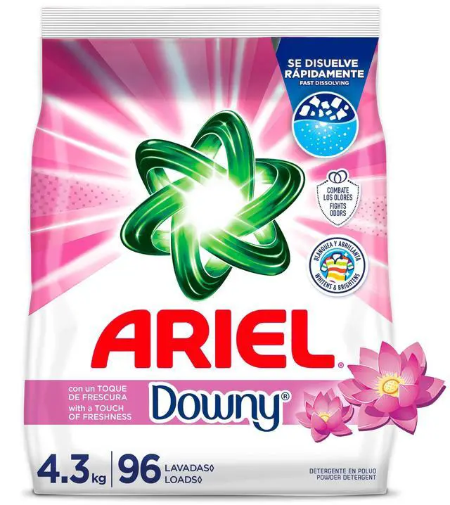 Main image of Laundry Detergent Powder, with Freshness of Downy Scent, Laundry Detergent for Deep Cleaning & Tough Stains, 4.3 kg, 96 Loads