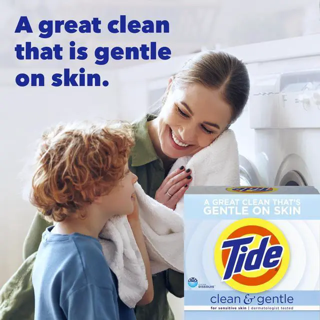 Alt view image 2 of 7 - Clean and Gentle Powder Laundry Detergent, Unscented, 68 Loads, 77 oz