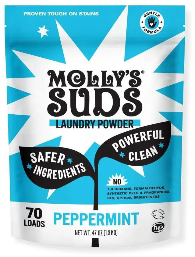 Main image of Original Laundry Detergent Powder | Clean Laundry Detergent Powder for Sensitive Skin | Simple, Effective Ingredients, Stain Fighting | 70 Loads (Peppermint)