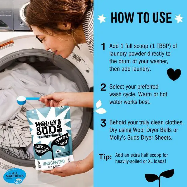 Alt view image 5 of 7 - Original Laundry Detergent Powder | Clean Laundry Detergent Powder for Sensitive Skin | Simple, Effective Ingredients, Stain Fighting | 70 Loads (Peppermint)