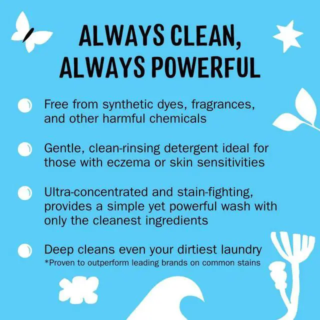 Alt view image 2 of 7 - Original Laundry Detergent Powder | Clean Laundry Detergent Powder for Sensitive Skin | Simple, Effective Ingredients, Stain Fighting | 70 Loads (Peppermint)