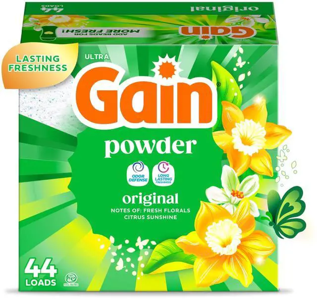 Main image of Powder Laundry Detergent, Original Scent, 44 Loads, 40 OZ