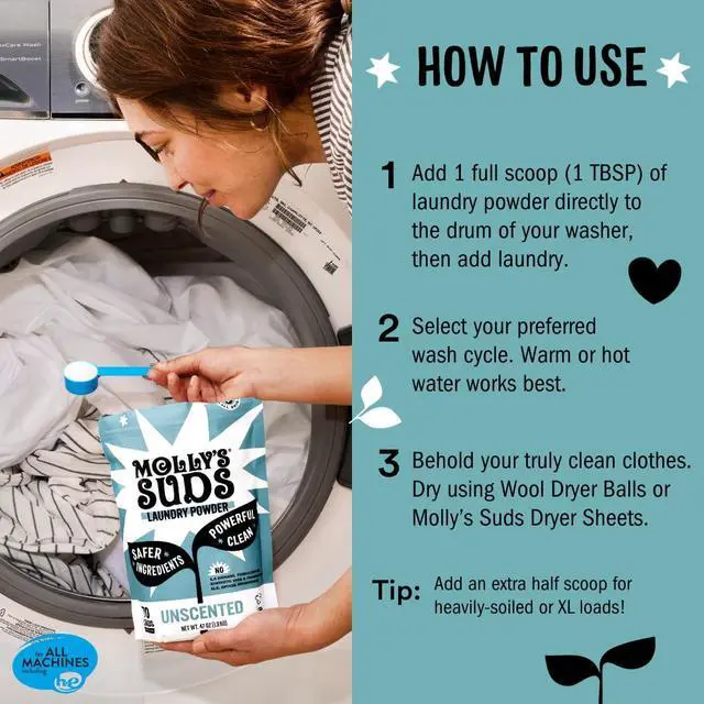 Alt view image 5 of 6 - Original Laundry Detergent Powder | Clean Laundry Detergent Powder for Sensitive Skin | Simple, Effective Ingredients, Stain Fighting | 70 Loads (Unscented)