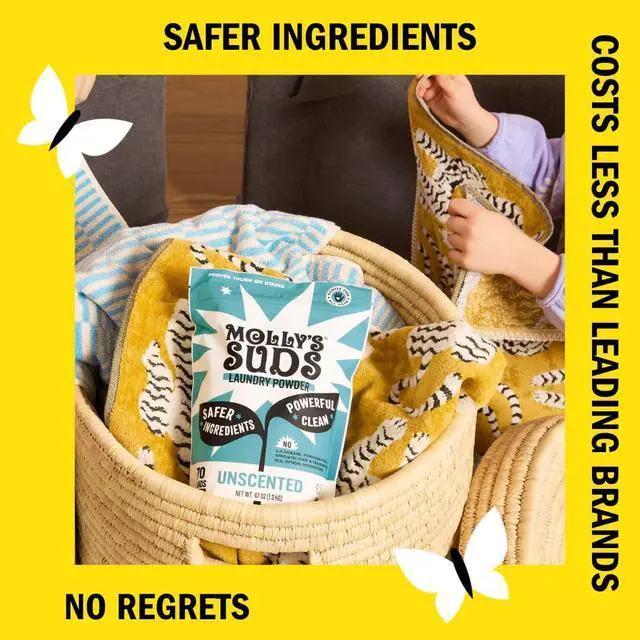 Alt view image 3 of 6 - Original Laundry Detergent Powder | Clean Laundry Detergent Powder for Sensitive Skin | Simple, Effective Ingredients, Stain Fighting | 70 Loads (Unscented)