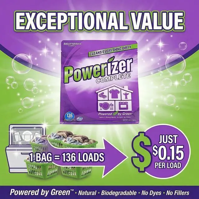 Alt view image 2 of 7 - Complete - Non Toxic Laundry & Dishwasher Detergent Powder 3lb