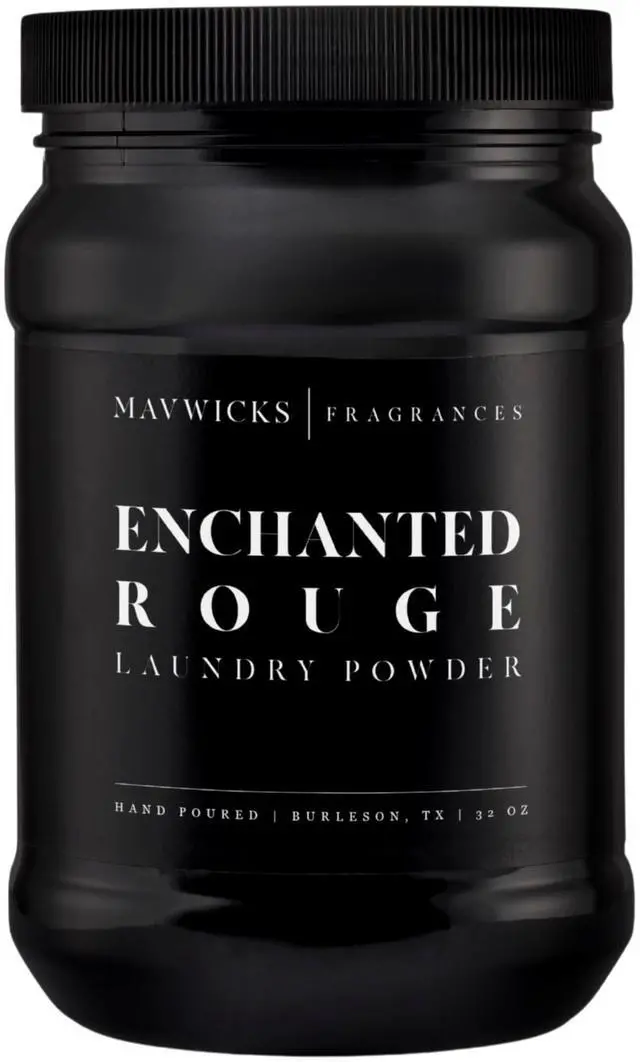 Main image of Luxury Laundry Detergent Powder (Enchanted Rouge) 32 Oz Concentrated for Tough Stains and Odors, For All Washing machine types Gentle on Fabrics