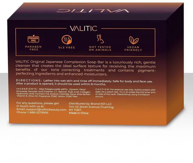 Alt view image 3 of 7 - Kojic Acid Dark Spot Remover Soap Bars with Vitamin C, Retinol, Collagen, Turmeric - Original Japanese Complex Infused with Hyaluronic Acid, Vitamin E, Shea Butter, Castile Olive Oil (2 Pack)
