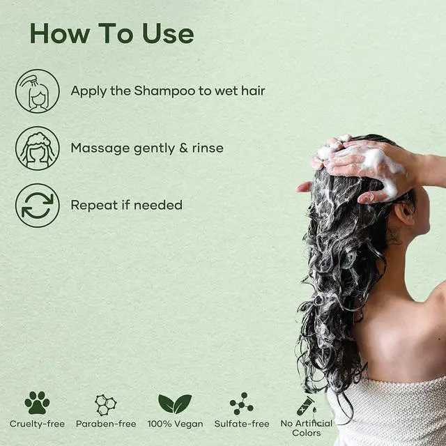 Alt view image 6 of 7 - Tea Tree Shampoo, Vitamin C, Peppermint, Lavender and Rosemary Oil, Fights Dandruff and Dry Scalp, 16 fl oz