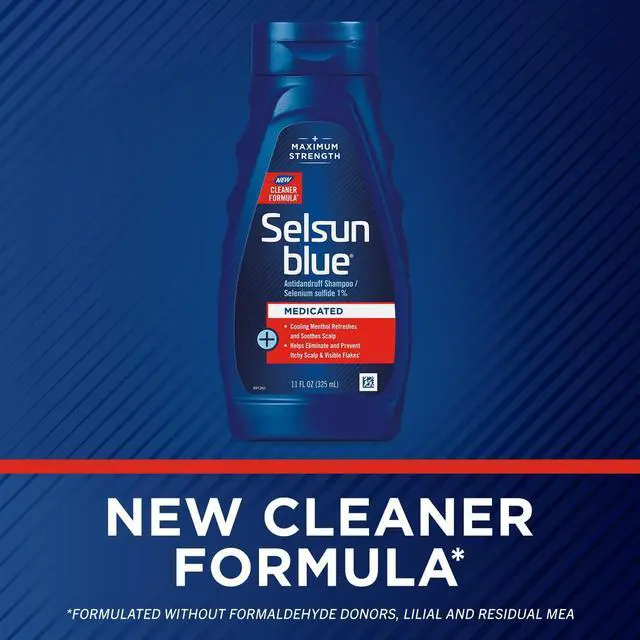 Alt view image 2 of 7 - Medicated Antidandruff Shampoo, Maximum Strength Scalp Treatment With Selenium Sulfide, 11 fl. oz.