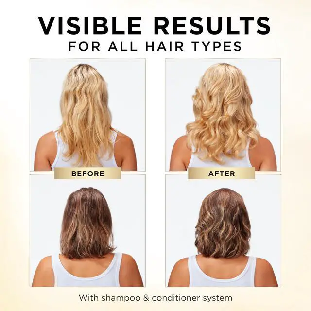 Alt view image 4 of 7 - Shampoo, Classic Clean - Pro-V Nutrients for Dry, Color-Treated Hair, Healthy Looking Hair Every Wash, Antioxidant-Rich, 27.7 Oz Each, 2-Pack + Miracle Rescue Shot (0.5 Oz)