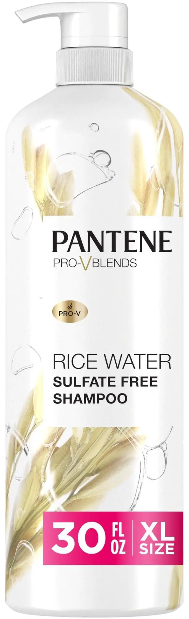 Main image of Sulfate Free Shampoo with Rice Water, Protects Natural Hair Growth, Volumizing, for Women, Nutrient Infused with Vitamin B5, Safe for Color Treated Hair, Pro-V Blends, 30.0 oz