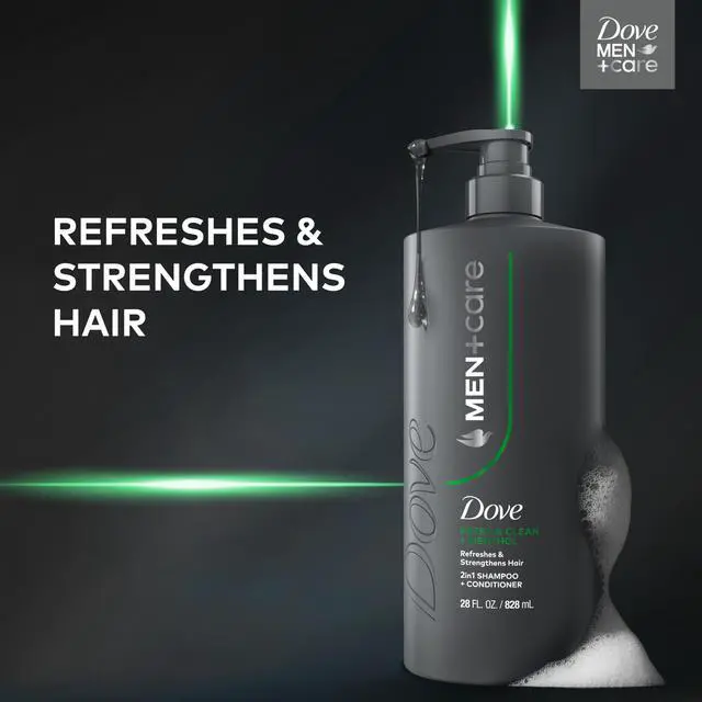 Alt view image 4 of 7 - Shampoo 1 count Fresh + Clean for Hair Refreshing & Strengthening, with Menthol, 28 fl oz