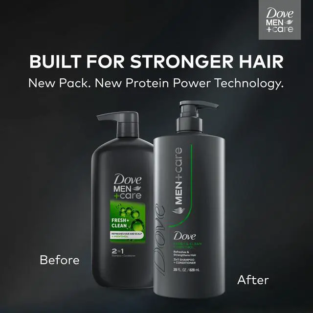Alt view image 3 of 7 - Shampoo 1 count Fresh + Clean for Hair Refreshing & Strengthening, with Menthol, 28 fl oz