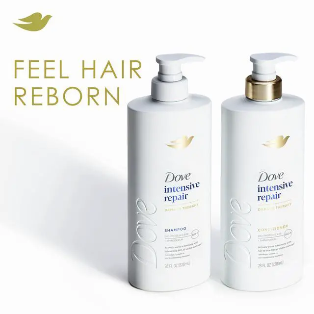 Alt view image 2 of 7 - Conditioner Intensive Repair for Damaged Hair with Bio-Protein Care Technology and Amino Serum 28 Fl Oz
