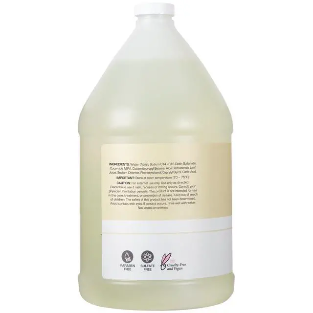 Alt view image 3 of 7 - Club & Fitness Moisturizing Shampoo for All Hair Types, 100% Vegan & Cruelty-Free, Fragrance Free, 1 Gallon (128 fl oz) Refill
