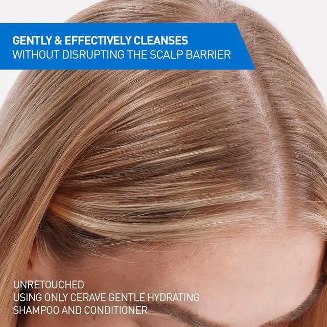 Alt view image 2 of 7 - Gentle Hydrating Conditioner, Hair Conditioner With Ceramides, Niacinamide & Hyaluronic Acid, Sulfate Free & Color Safe, Moisturizing Conditioner For All Hair & Scalp Types