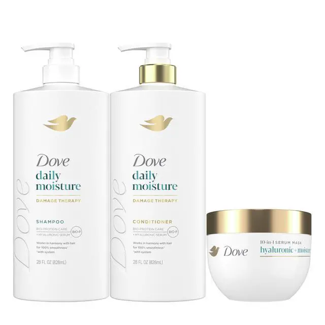 Alt view image 5 of 7 - Conditioner Daily Moisture for Dry Hair with Bio-Protein Care Technology and Hyaluronic Serum 28 Fl Oz