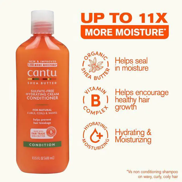 Alt view image 3 of 7 - Shea Butter for Natural Hair Hydrating Cream Conditioner, 13.5 Ounce (07532-12/3EU)