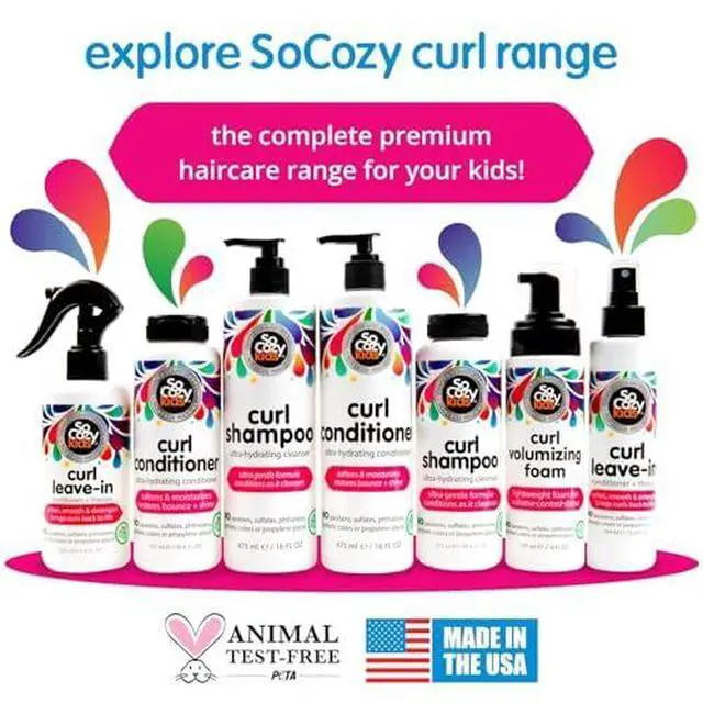 Alt view image 6 of 7 - Leave In Conditioner Spray (8 Fl Oz) Paraben-Free Detangler for Kids' Curly Hair, Deep Conditioner & Tangle-Free Curls, Gentle & Nourishing with Keratin, Vitamin B5, Olive Oil & Jojoba Oil