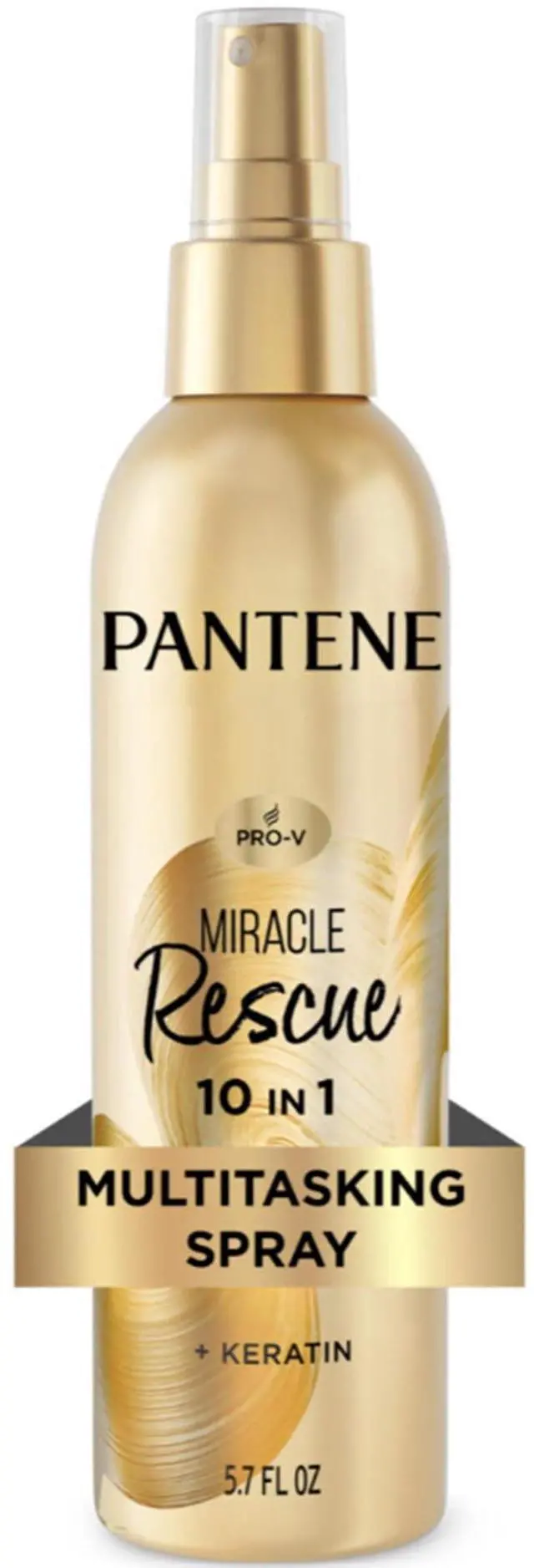 Main image of Miracle Rescue 10in1 Multitasking Spray - Heat Protection, Detangles, Repairs Damaged, Dry Hair, Improves Shine, Leave-In Conditioning Treatment with Keratin and Pro-Vitamin B5, 5.7 oz