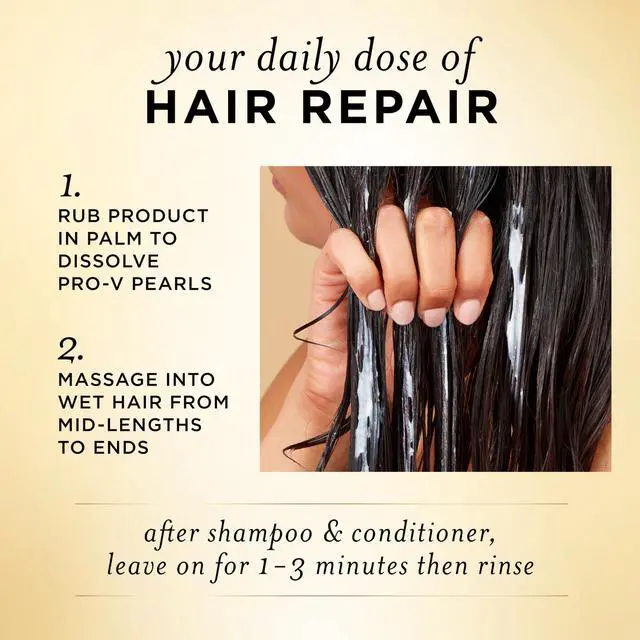 Alt view image 4 of 7 - Miracle Rescue Deep Conditioner with Melting Pro-V Pearls - For Dry, Damaged, or Color-Treated Hair - Intense Moisture & Repair - 8.0 Oz